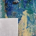 thumbnail image 6 of SAFAVIEH Art Studio Graeme Abstract Area Rug, Light Grey/Blue, 5'1" x 7'6", 6 of 8