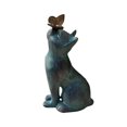 thumbnail image 5 of Cat Statue Garden Outdoor Decoration Cat Statue Blue Resin Ornament Gift Compatible Patio Yard Lawn Porch Outdoor Statue, 5 of 5