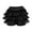 Black, variant on Lace Bloomers Ruffle Shorts Sweet Pettipants Soft Breathable Fabric for Lolita Fashion and Cosplay