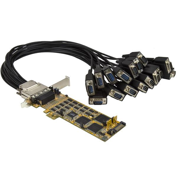 16Port LowProfile Serial Card RS232 PCI Express