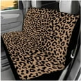 thumbnail image 3 of Yuyamidu Leopard Print Car Seat Cover Full Set of 14 Fashion Steering Wheel Cover Seat Belt Covers Car Center Control Cover Headrest Covers Coasters Key Ring, 3 of 7
