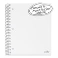 thumbnail image 4 of Office Depot® Brand Stellar Poly Notebook, 8 1/2" x 11", 3 Subject, College Ruled, 300 Pages (150 Sheets), White, 4 of 6