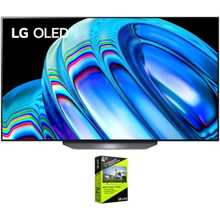 LG OLED77B2PUA 77 Inch HDR 4K Smart OLED TV 2022 Bundle with Premium 4 YR CPS Enhanced Protection Pack