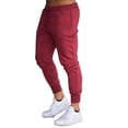 thumbnail image 4 of Pantalones deportivos finos Pantalones de jogging casuales para hombre Pantalones de placa ligera de color sólido, 4 of 4