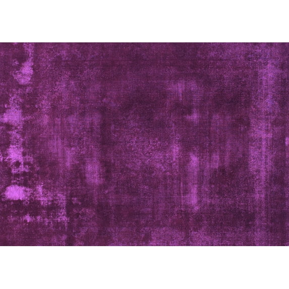 Ahgly Company Indoor Rectangle Abstract Purple Modern Area Rugs, 8' x 10'
