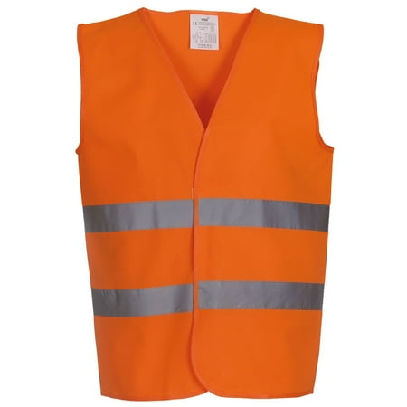 

Yoko Mens Hi Vis 2 Bands Vest/Waistcoat (Pack of 2)