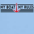 thumbnail image 3 of CafePress - My Boat My Rules T Shirt - Light T-Shirt - CP, 3 of 4