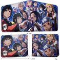 thumbnail image 1 of Billetera Kamados Tanjirous, con personajes de anime, delgada y plegable, 1 of 1
