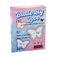 thumbnail image 1 of SLYNSHome Small Notebook Pocket Journals for Women Mini Pocket Size Pink Butterfly Journal Notebook for Writing Work, 1 of 7