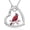 Heart Cardinal, variant on Panda Necklace for Women 925 Sterling Silver Heart Panda Gifts Animal Jewelry for Women
