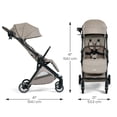 thumbnail image 5 of Britax® Juniper™+ Compact Stroller With One-Hand RapidFold™, Infant Car Seat Compatible — Teak, 5 of 7