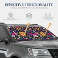 thumbnail image 4 of Balery 2 Piece Cinco De Mayo Floral Car Windshield Sun Shade|Foldable Front Windshield Shade for Car Front Window for Most Sedans SUV Truck-Large, 4 of 7