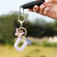 thumbnail image 3 of CxhicLuv Fashion 26-Letter Keychain, Butterfly Tassel Pendant with Diamond Letters, Elegant Design for Bags & Keys, Gradient Effect Adds Style, Ideal Gift for Fashion Lovers, 3 of 5
