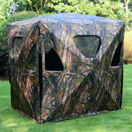 hunting blind camo window deer mesh hunter ground pop proof weather outdoor portable