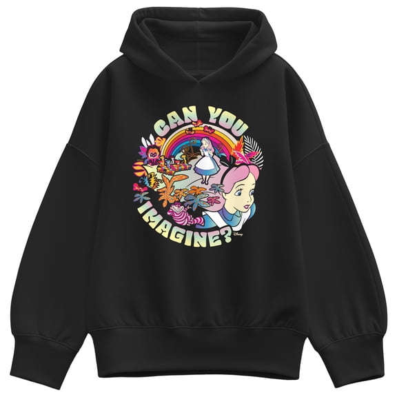 Alice In Wonderland - Can You Imagine Women's Oversized Fleece Hoodie Sweatshirt