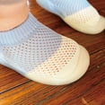 thumbnail image 4 of Walking Shoes Knit Toddler Infant Girls Boys Slip-on Outdoor Sneakers, 4 of 7