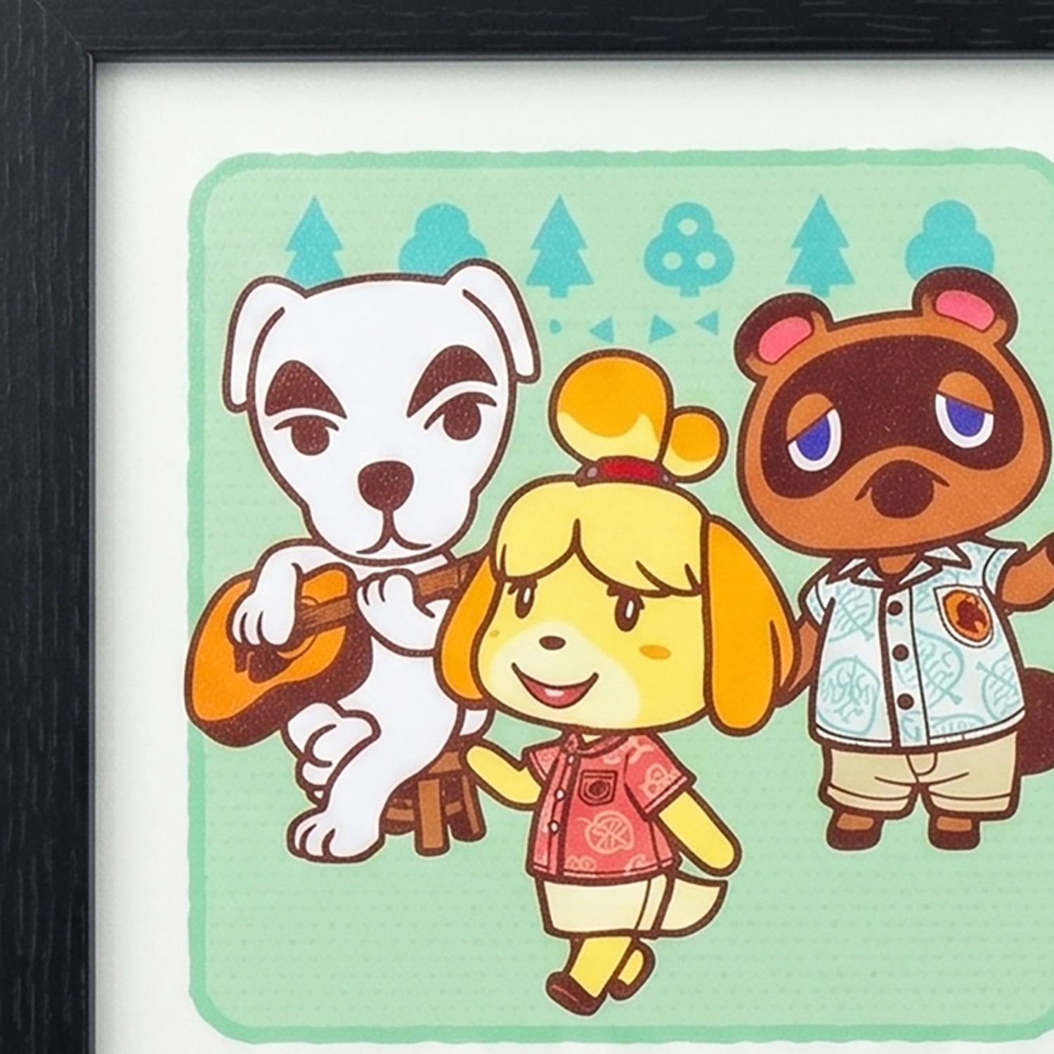 Pyramid America: Animal Crossing: Scene Grid - 11x17 Framed Gel Coated Poster - Video Game Artwork, Licensed Nintendo Wall Decor, Collectible Print