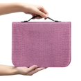 thumbnail image 2 of HELLHERO Crocodile Texture PU Leather Waterproof Bible Cover, Portable Protective Carrying Case Organizer for Church Prayer and Daily Study, 2 of 12
