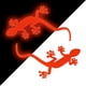 thumbnail image 1 of Calcomanías de duración Camaleony 2 Pzas Rojo Gecko Reflectantes Adhesivo resistente VentDepot, 1 of 2