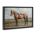thumbnail image 2 of Stupell Industries Transitional Sunshine Pony on Farm Path Black Floating Frame Canvas Art, 31 x 21, by Petals Prints Design, 2 of 8