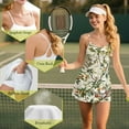 thumbnail image 3 of Psesaysky Athletic Dress for Women Cute Squirrel Print Mini Length Crew Neck Sleeveless Built in Shorts with Pockets Tennis Golf Dress, Size XL, 3 of 5