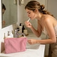 thumbnail image 4 of Colorful Nylon Travel Toiletry Bag, Portable Zipper Makeup Pouch Cosmetic Organizer, Water Resistant Storage Bag for Daily Use Business Trip Vacation Essentials, 4 of 9