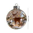 thumbnail image 2 of BingTong 2026 Wildlife Wonders Collection Ornament, Vivid 3D Animal Christmas Decoration, Clear Plastic Xmas Balls, Luxury Winter Tree Decor Sparkling Star Accents,Holiday Ornaments B, 2 of 3