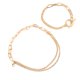 thumbnail image 3 of Pulsera elegante, pulsera con hebilla, pulsera de diamantes de imitación de moda para mujer, pulsera de aleación, tecnología de vanguardia, 3 of 8