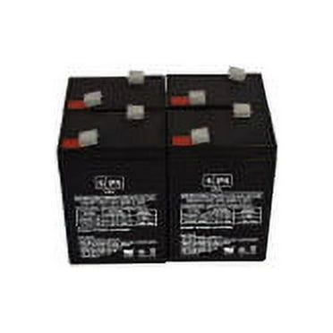 SPS Brand 6V 4.5 Ah Emergency Lights Replacement Battery (SG0645T1) for SureLite 52-98-P (4 Pack)