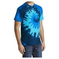 thumbnail image 4 of Yellow Rooster Men's Short Sleeve Tie-Dye Male Cotton T-Shirts Ocean Rainbow 4XL, 4 of 6