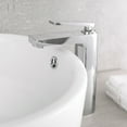 thumbnail image 2 of DAX Brass Single Handle Vessel Bathroom Basin Faucet, Chrome, 2 of 4
