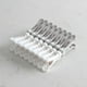 thumbnail image 2 of Pinzas de plástico para ropa, pinzas para ropa de lavandería resistentes con resortes, juego de pinzas para ropa de secado al aire (paquete de 16), 2 of 3