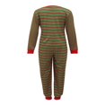 thumbnail image 3 of Pyjamas de Noël Parent-Enfant Ensemble Mode à Rayures à Manches Longues avec Pantalon Nouveau, 3 of 6