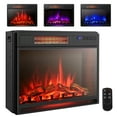 thumbnail image 1 of Patiojoy 25" Electric Fireplace Wall Recessed Electric Heater w/Remote Control Touch Screen Thermostat Timer, 1 of 10