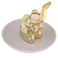 thumbnail image 1 of Decoración de Cerámica para Boda de Compromiso Blanco Dorado Hugo, 1 of 8