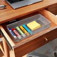 thumbnail image 4 of YBM Home Silver Mesh Drawer Organizer Tray for Home and Office, 12” x 6” x 2”, 4 of 10