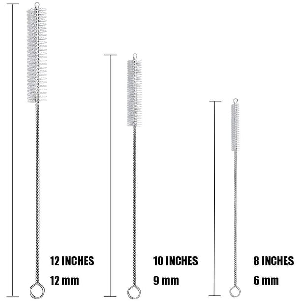 2 Cepillos Limpiadores De Pajillas, Cepillo De Limpieza De Silicona De 9.4 Pulgadas, Extra Largo, Reutilizable, Cepillo Limpiador De Popotes Para Popotes En Vaso, Botella De Agua, Vaso Para Sorber Y