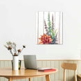 thumbnail image 2 of PIKWEEK Succulent Plants Wall Art Canvas,Rustic Succulent Plants Pictures Wall Art Canvas Prints Painting Ready to Hang for Cactus Lover Office Home Living Room Bathroom Bedroom Wall Decor Picture 3, 2 of 4