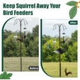 thumbnail image 7 of Metal Squirrel Baffle for 4x4 Post, 17 Inch Squirrel Guard for for Bird Feeder Poles, Wooden Pole Mount Squirrel Proof to Keep Squirrels and Raccoons Out of Bird feeders, Black$$Garden & Patio, 7 of 7