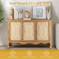 thumbnail image 4 of RoyalCraft Grand Buffet de Ferme en Bois Massif, Brun, 4 of 6