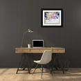 thumbnail image 3 of Art by Leslie Franklin 24x20 Black Ornate Wood Framed with Double Matting Museum Art Print Titled - The Dating Crane, 3 of 4