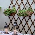 thumbnail image 2 of Nuptio 2 Pcs Metal Wall Planter with Coconut Liners for Outdoor Plants, 2 of 7