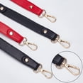 thumbnail image 4 of Wide Purse Handles 11 Inch Short PU Leather Handbag Handles Strap Replacement Women Clutch Bag Bucket Bag Top Handle Strap DIY Bag Straps Repair Accessories Black, 4 of 8