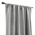 thumbnail image 4 of Thermalogic Seren Room Darkening Dual Header Curtain Panel 50 x 63 in Silver, 4 of 8