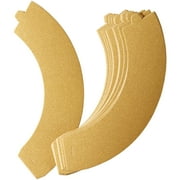 Standard Cupcake Wraps-Glitter Gold 24/Pkg