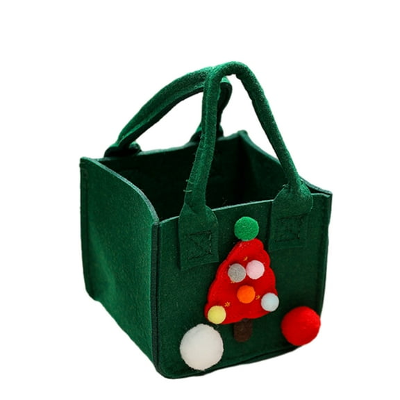 Clearance Under $5 christmas decor shop, Hwkond Christmas Style Candy Bags, Washable Reusable Tote Bags, Christmas Wrapping Bags For Christmas Party Supplies, Gift Bags christmas decorations indoor