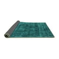 thumbnail image 2 of Ahgly Company Indoor Rectangle Oriental Turquoise Blue Industrial Area Rugs, 2' x 3', 2 of 4