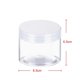 thumbnail image 2 of Empty 24-Pack Transparent Plastic Storage Spice Jar Wide Mouth Plastic Container with Lid for Beauty Products, 2 of 5