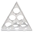 thumbnail image 3 of vidaXL Wine Stand for 6/11/15/40 Bottles Bottle Holder Aluminum Freestanding, 3 of 14