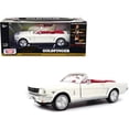 thumbnail image 6 of 1964 1/2 Ford Mustang Convertible White w/Red Interior James Bond 007 "Goldfinger" (1964) 1/18 Diecast Model Car by Motormax, 6 of 6